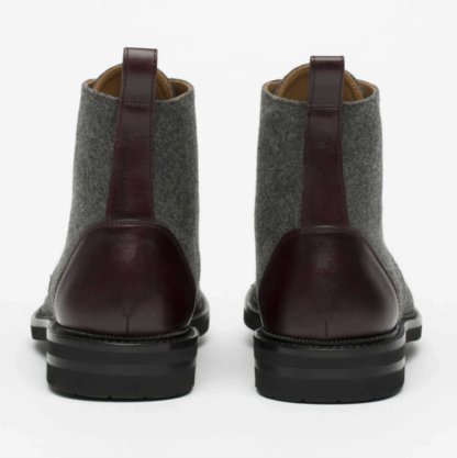 The Jack Boot in Grey/Oxblood - Image 3